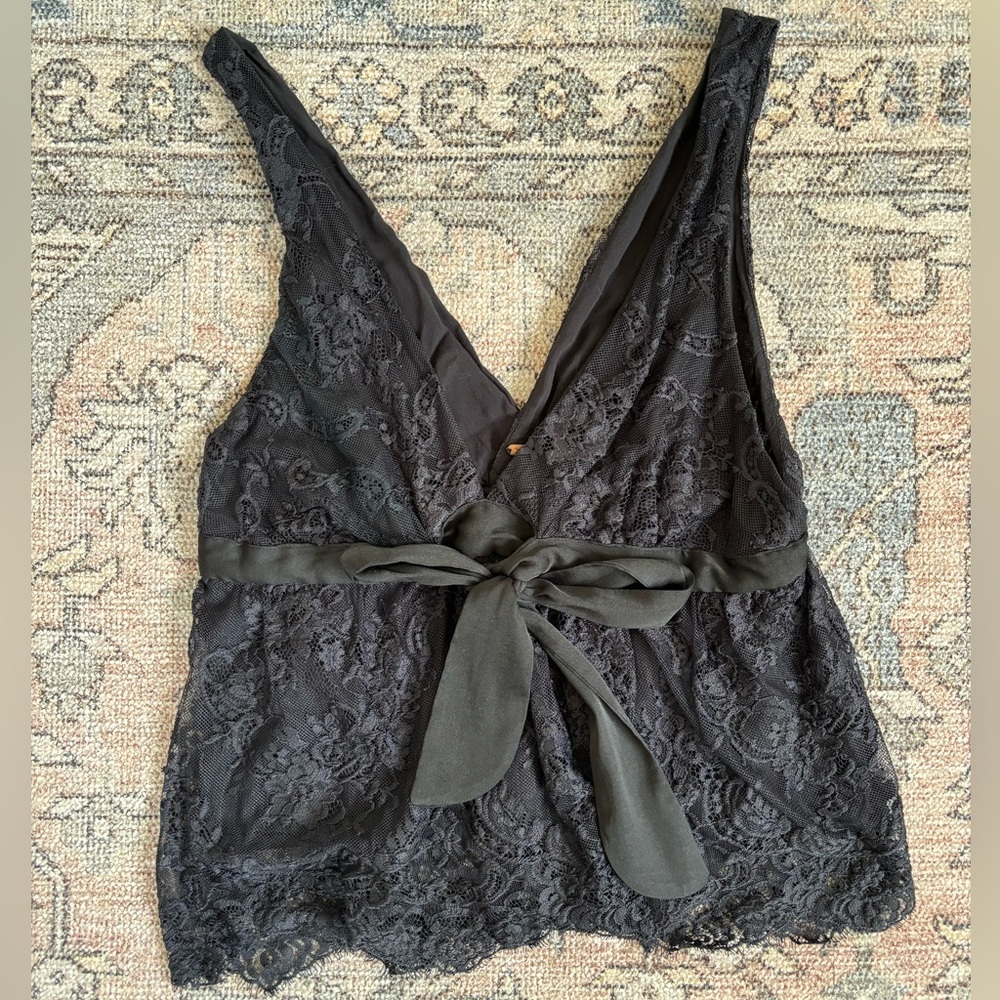 Free People Lace Tank Top
